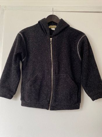 Gilet zippé polaire à capuche