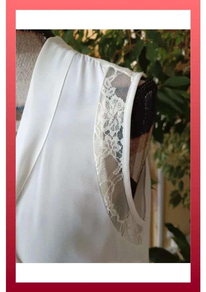 Chemisier blanc/crème - photo numéro 5