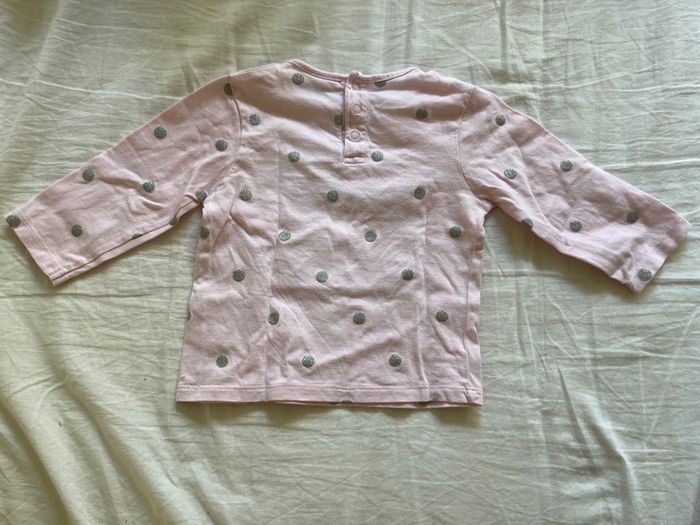 Tee-shirt manche longue hello kitty 12 mois - photo numéro 5