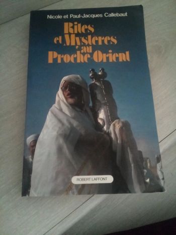 Livre Rites et mystères au proche Orient