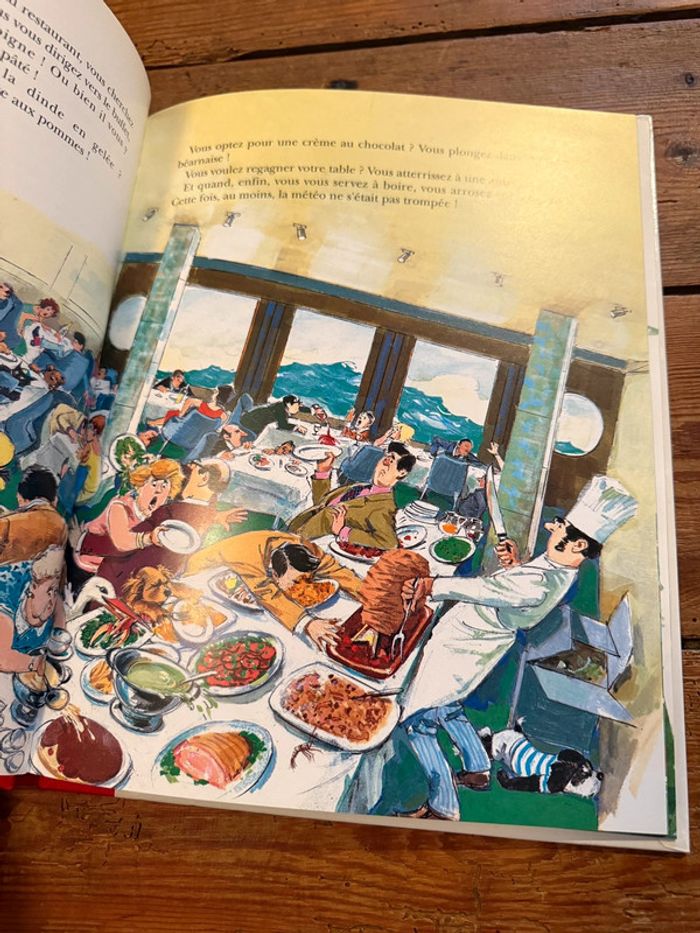 La croisière de Caroline édition limitée bord tissu rouge livre bd album Pierre Probst - photo numéro 6