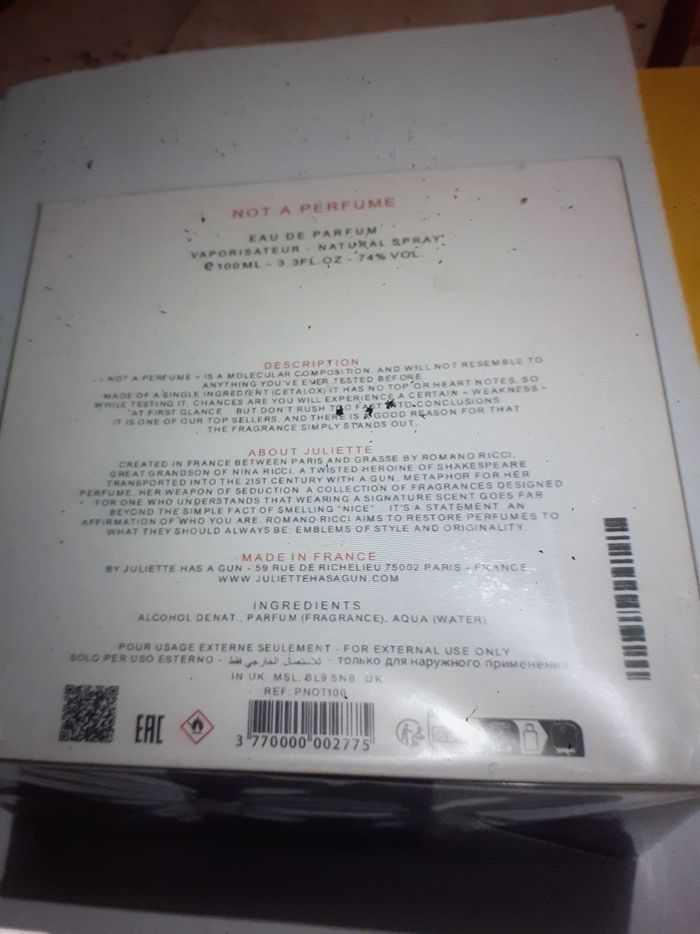 Eau de parfum Juliette has à gun no à parfumé 100ml - photo numéro 2
