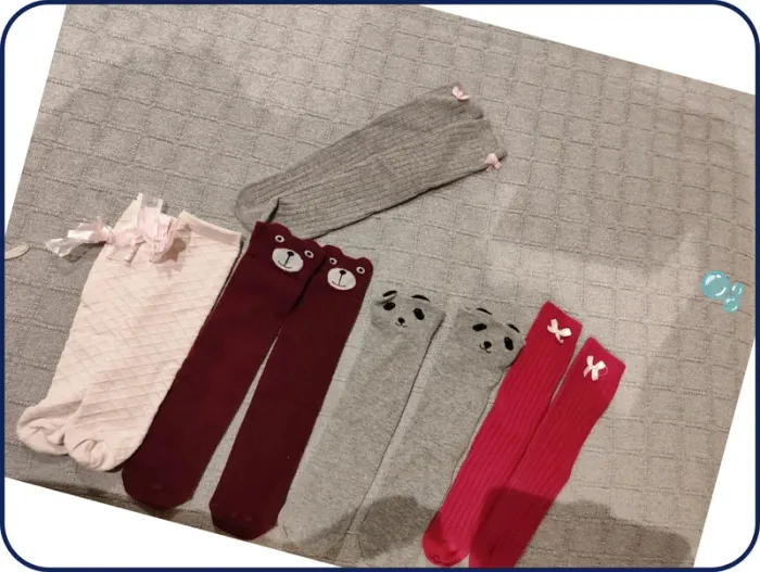 Lot chaussettes filles haute