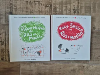 Lot de 2 livres Rita et machin