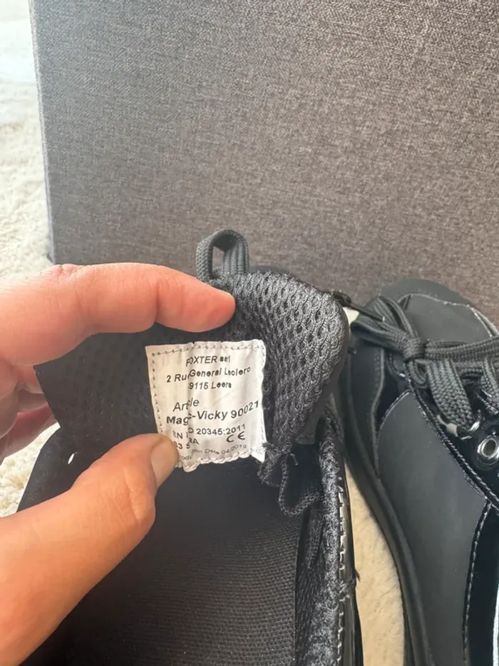 👟chaussures de sécurité femme basses vicky s3- foxter ladies- neuf sans étiquette - taille 37 - photo numéro 10