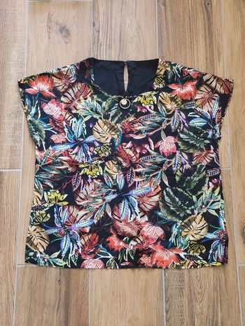 T-shirt fleuri