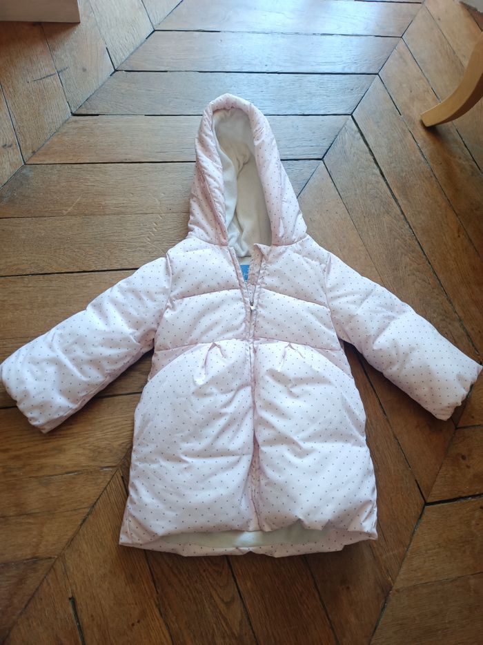 Doudoune Jacadi rose bien chaude