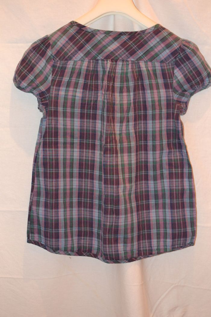 Blouse manches courtes violet - photo numéro 3