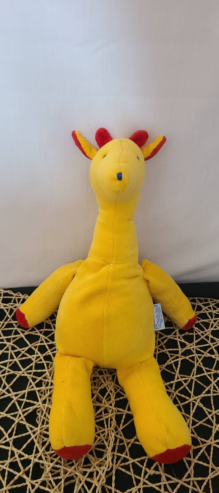 Doudou girafe jaune  MOULIN ROTY - photo numéro 2