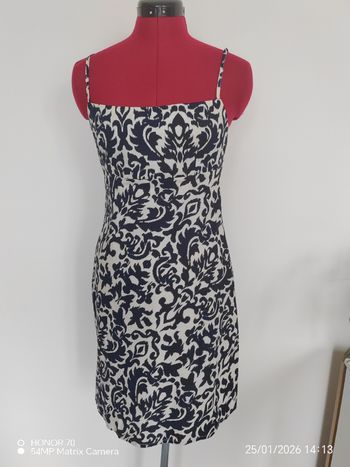 Robe dos nu en coton 