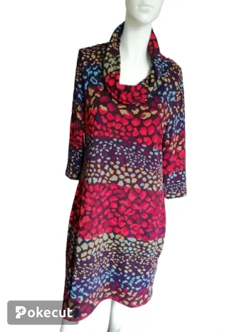 Robe dress hiver rentrée automne multi colored multicolore
