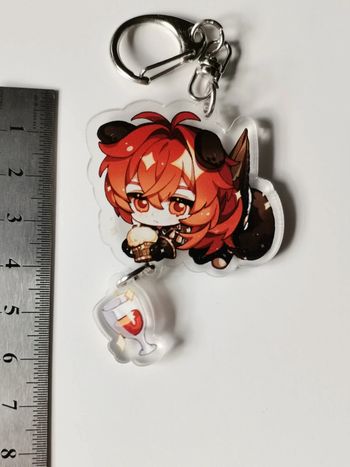 Porte-clés Genshin impact Diluc