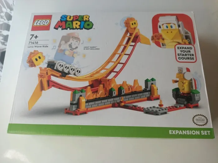 Lot de 2 boîtes lego super Mario set 71416 lava wave ride & 71392 Mario grenouille - photo numéro 4