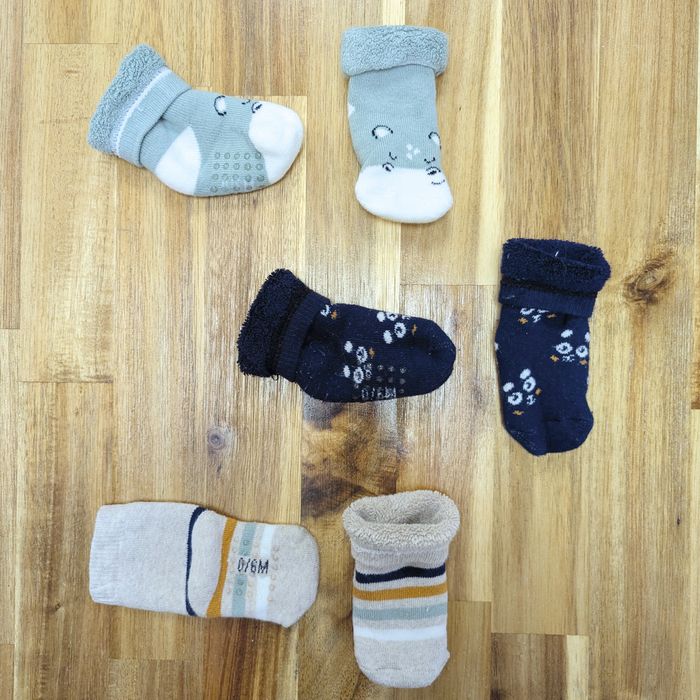 Lot de 12 paires de chaussettes - 13/14 0-6 mois - antidérapante - photo numéro 5