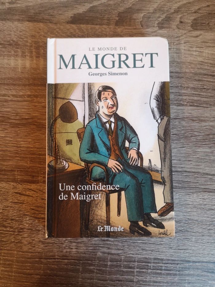 Livre policier Thriller Le monde de Maigret "Une confidence de Maigret" de Georges Simenon