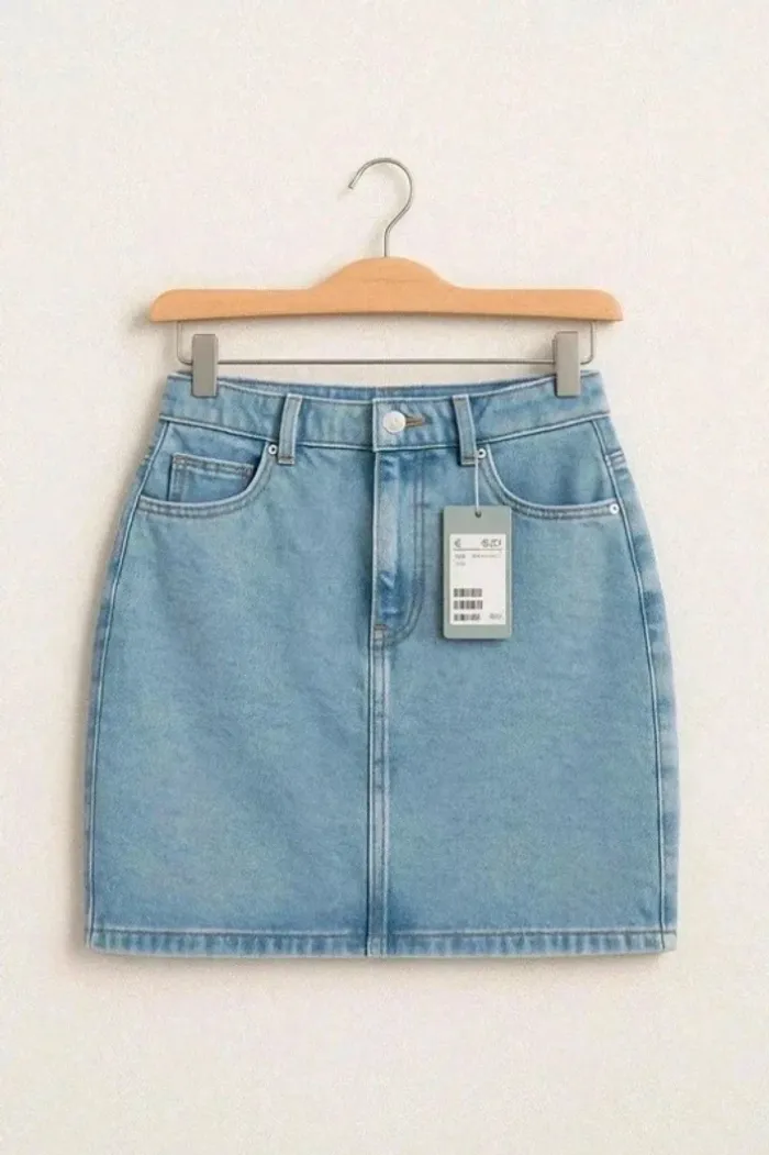Jupe en Jean - Taille Haute, Style Vintage 💙 taille 12 ans - photo numéro 2