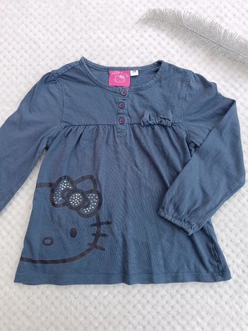 🔸Tunique Hello Kitty bleu marine - 3 ans🔸
