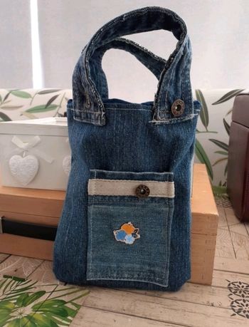 Petit sac en denim pour enfant 