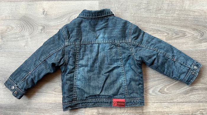 Très belle veste en jean intérieur molletonné taille 18 mois Obaïbi - photo numéro 2