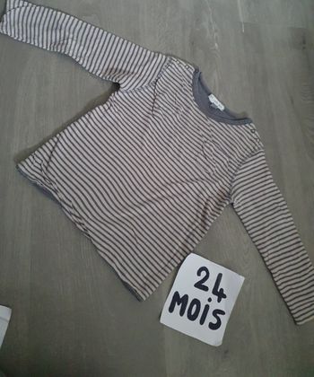 Maillot t-shirt  23mois garçon