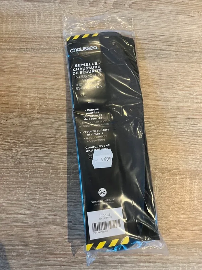 Semelle de chaussures de sécurité