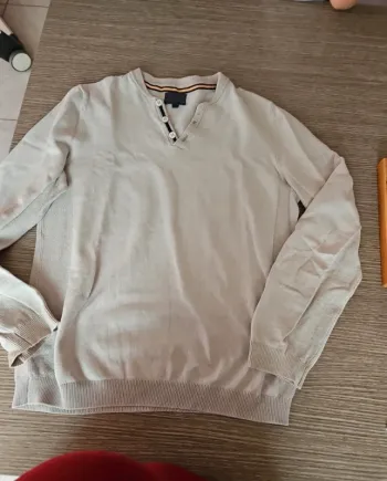 Pull beige bonobo homme S