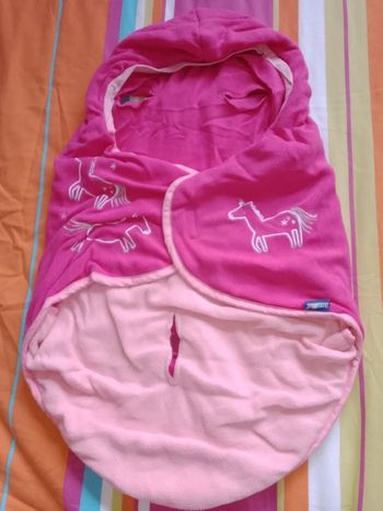 Nid d'ange, chancelière rose lupilu