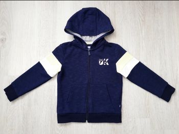 Sweat zippé bleu saphir - Okaïdi