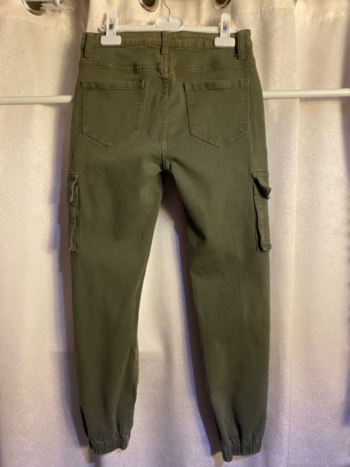 Jeans cargo kaki 38 /M Marivy - photo numéro 4