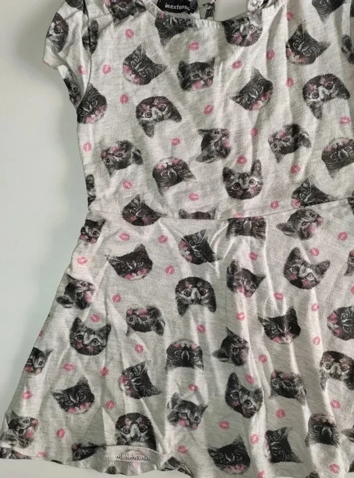 Petite robe chat - Taille 4 ans - photo numéro 4