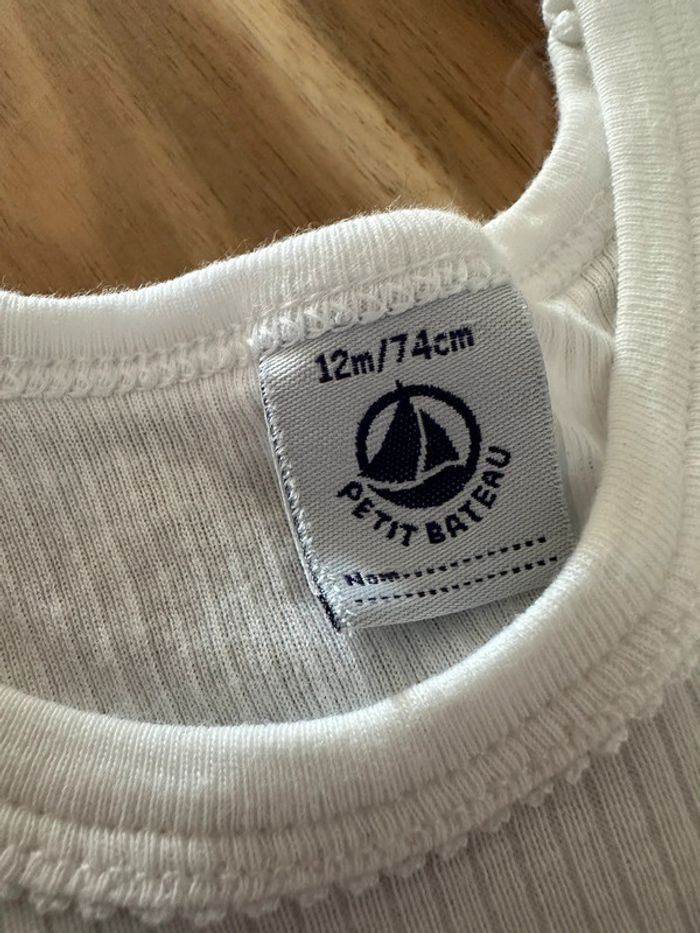 Bodie Manches Courtes Petit Bateau 12 Mois - photo numéro 4