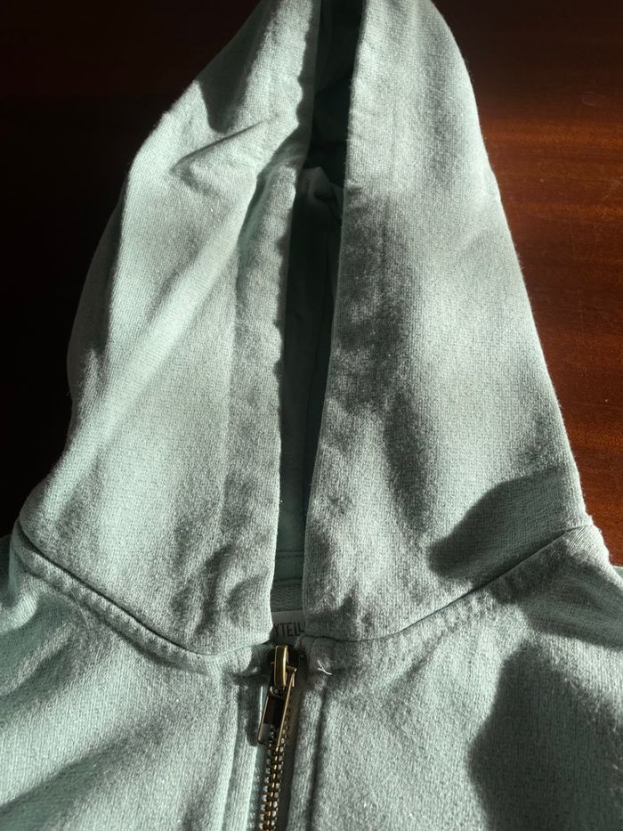 Sweat-shirt vert d eau 6 ans - photo numéro 2