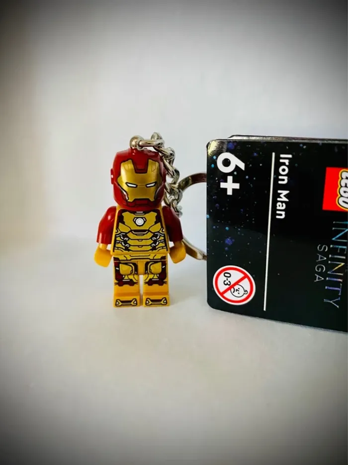 Porte-clés LEGO Marvel - Iron Man (Réf. 854240) - Neuf - photo numéro 2