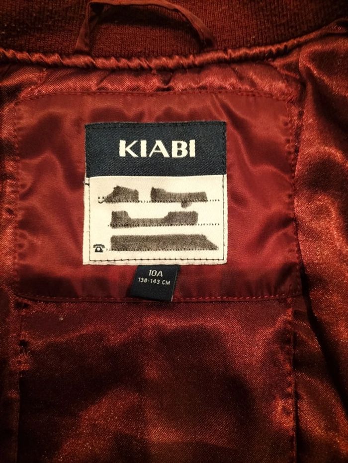 Bombers bordeaux - Kiabi - 10 ans - photo numéro 5