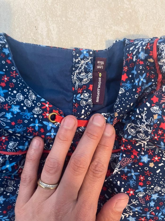 Ensemble jupe et tunique manches courtes 5 ans sergent Major - photo numéro 5