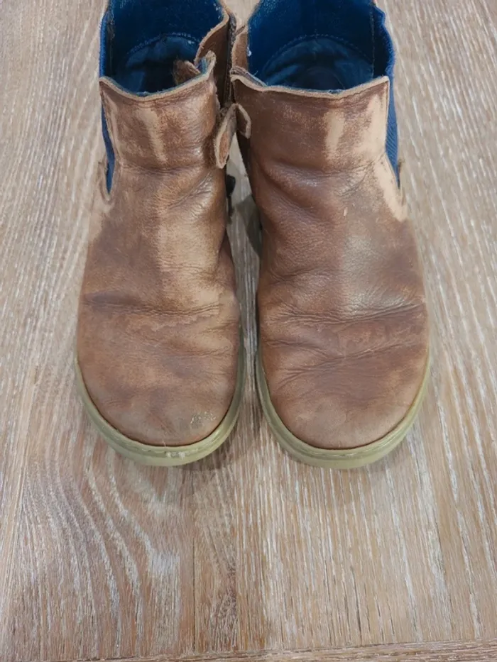 Bottines cuir marron fille 31 Okaidi - photo numéro 13