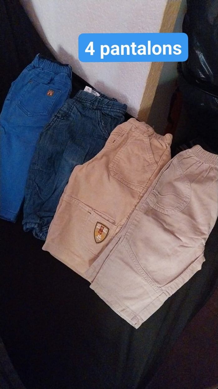 Lot pantalons 12 mois garçon - photo numéro 3