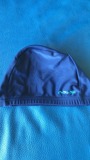 Nabaiji bonnet de bain bleu