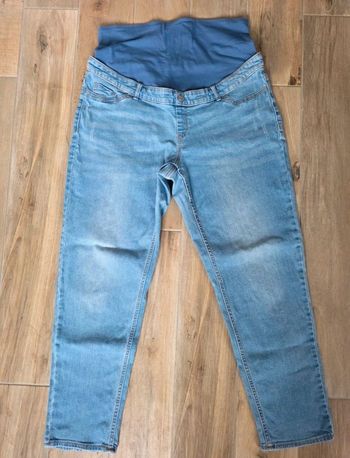 PANTALON JEAN MOM MATERNITE GROSSESSE