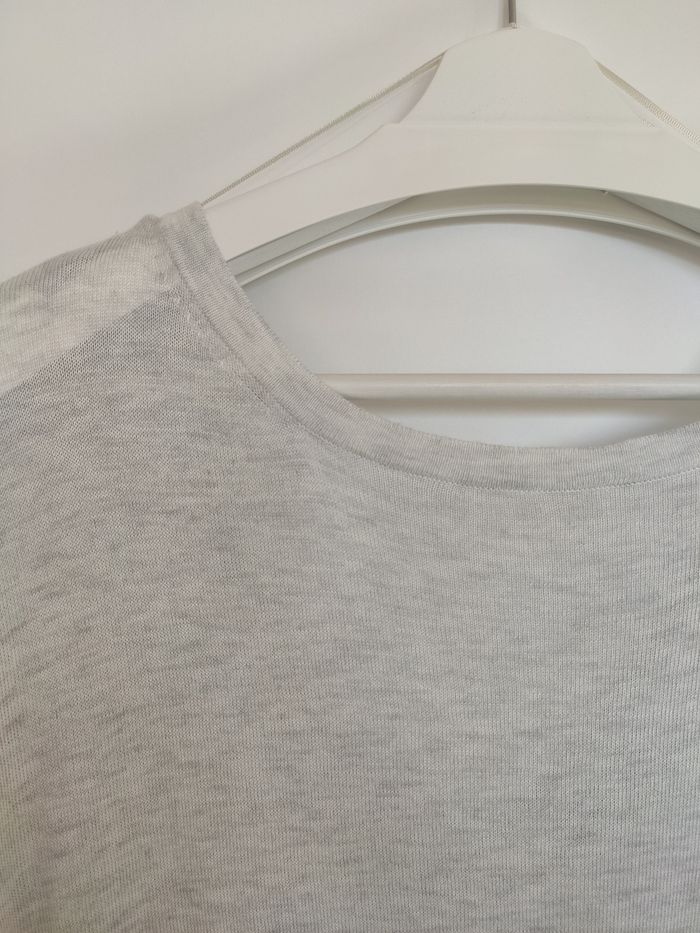 Zara sweat pull long gris neuf L - photo numéro 3