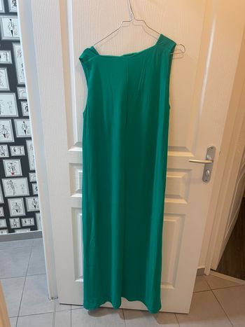 Robe longue verte Comptoir des Cotonniers T. 38