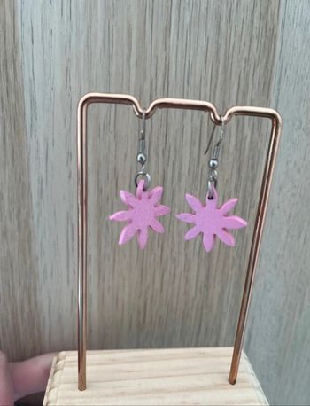 Boucles d'oreilles bois