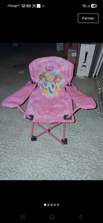 Chaise pliante disney