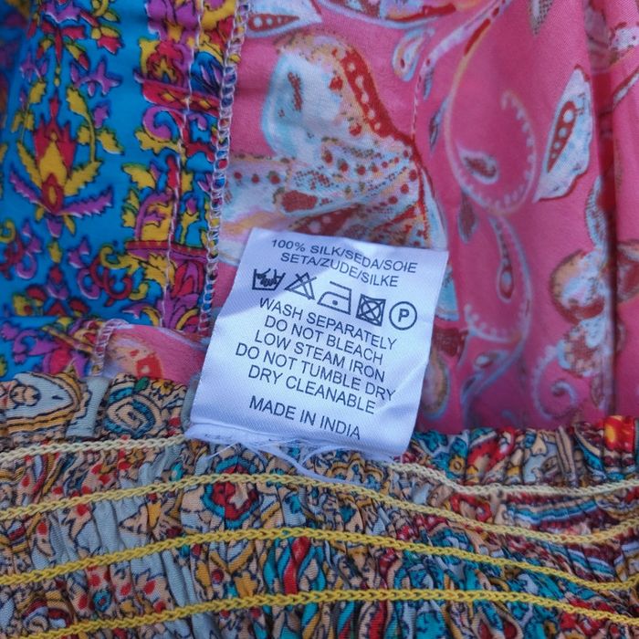 Magnifique robe 100% soie TU - photo numéro 5