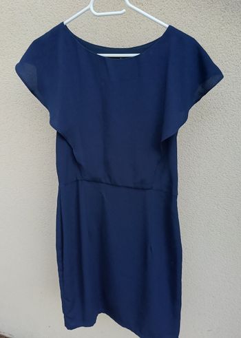 Robe habillée bleu marine cérémonie 