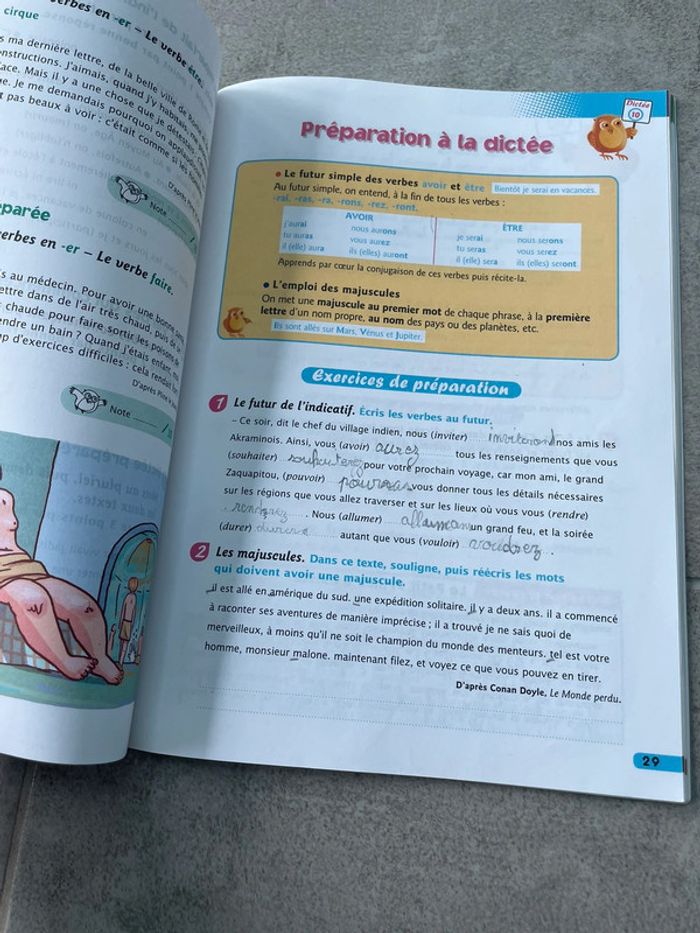 Lot 2 livres dictes CM1 - photo numéro 6