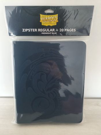 Portfolio Classeur Dragon Shield Zipster Regular 360 Midnight Blue 