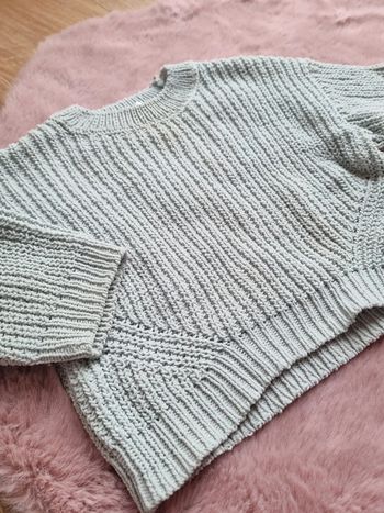 Pull vert de gris