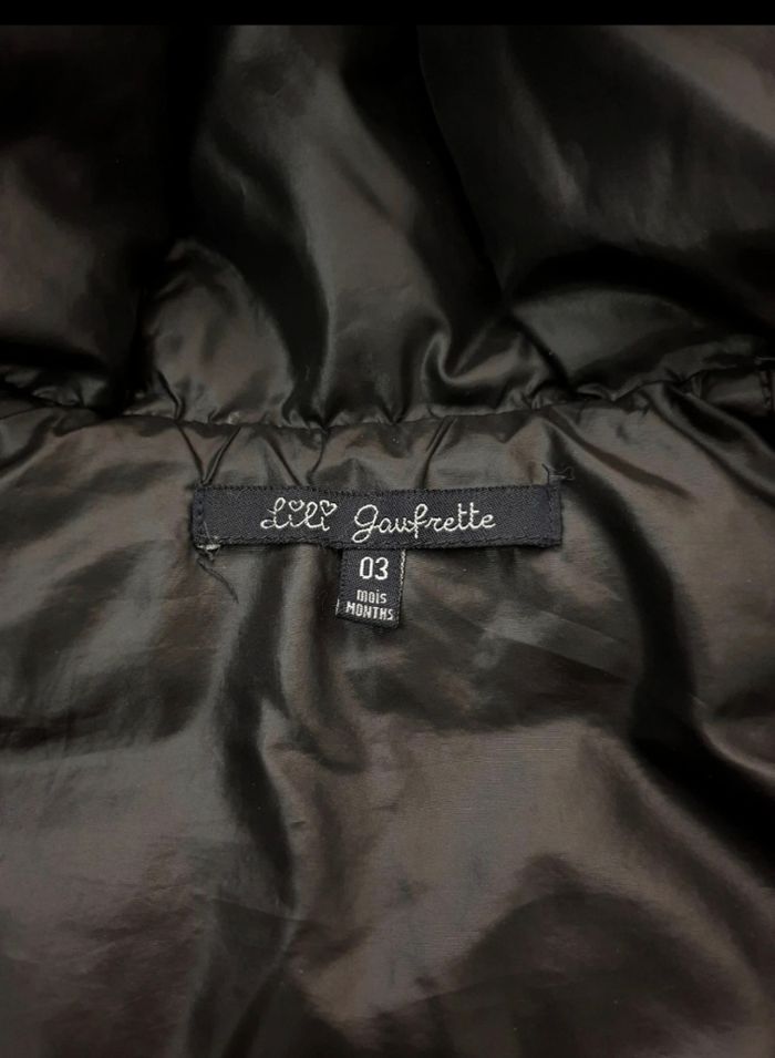 Doudoune noire plume et duvet 3 mois - photo numéro 7
