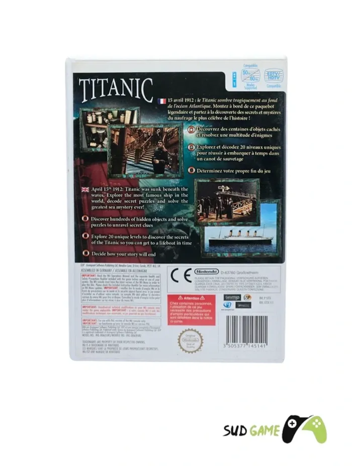 Nintendo Wii # Titanic Hidden mistery # - photo numéro 2